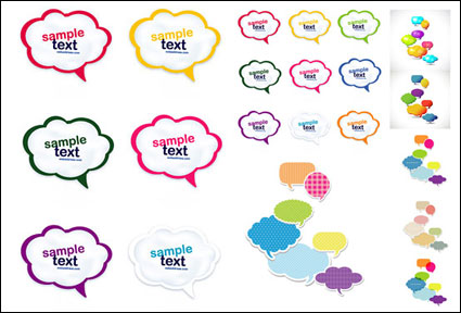 Colorful dialogue mignon Vector