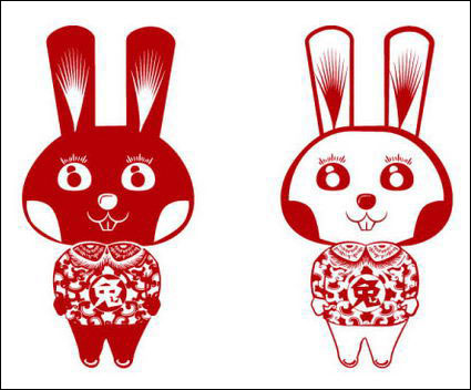 Rabbit Rabbit vecteur de coupe