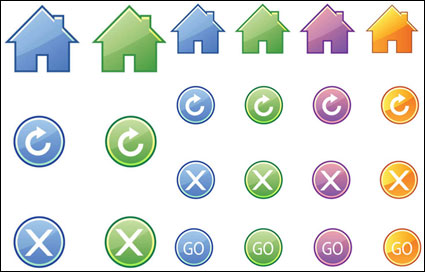 Le bouton icône exquis - Vector