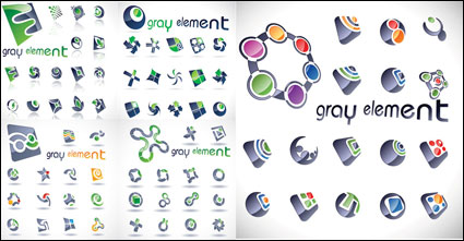 color texture logo Vector