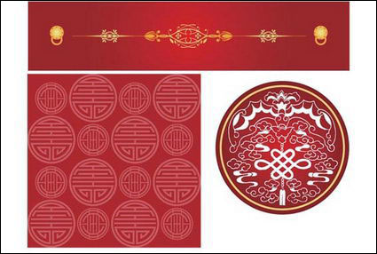 Chinois vecteur forme de style