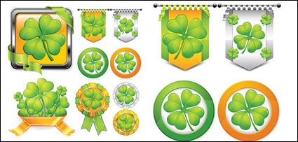 Thme de la texture Clover matriel vecteur