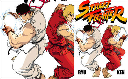 Street Fighter fichier source vecteur