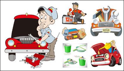 Rparation Vector illustration de bande dessine