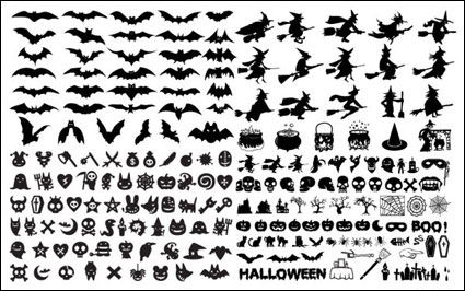 Halloween lments du vecteur