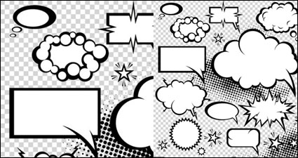 Cartoon style de dialogue champignon 05 - matriel vecteur