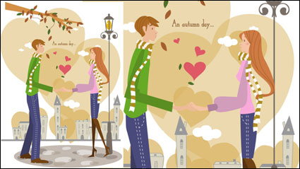 Frais valentine vecteur 8