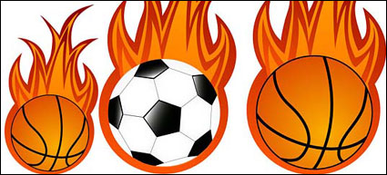 Le football et le basket-ball vecteur de flamme