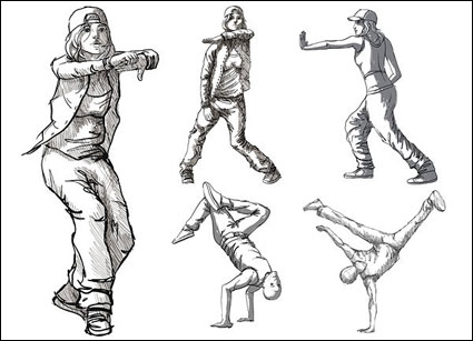 Matriel vecteur Danse chiffres