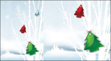 Vecteur de neige de Noël