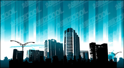 Blue City Vecteur