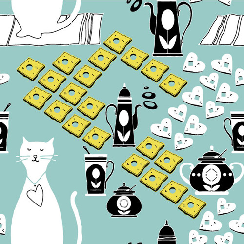 arrire-plan chat de bande dessine 01 - matriel vecteur