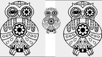 Chouette de graphiques vectoriels
