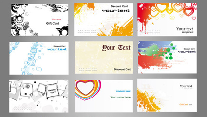 Du matriel de carte Beaux 01 - Vector