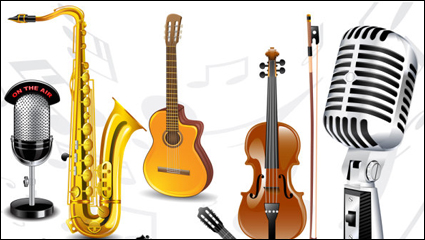 Instrument matriel Beaux - matriel vecteur