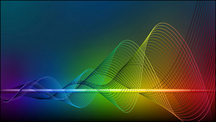 Bright ligne de flux dynamique 01 - matriel vecteur