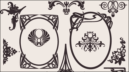 Europenne matriels motif de fond 02 - matriel vecteur