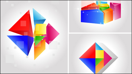 Sept couleurs changeantes matriel vecteur