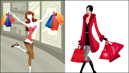 Shopping Mode chiffres vecteur matriel