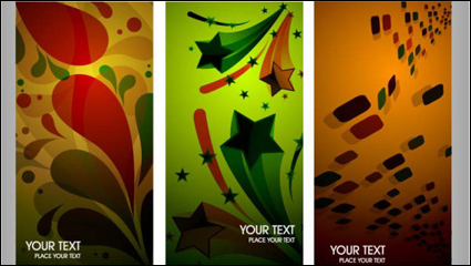 La tendance de la carte graphique color dynamique 01 - vecteur