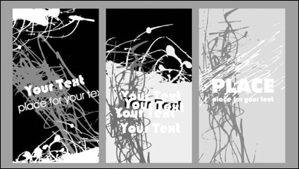 Noir et blanc rouille carte des matriaux template vecteur -1