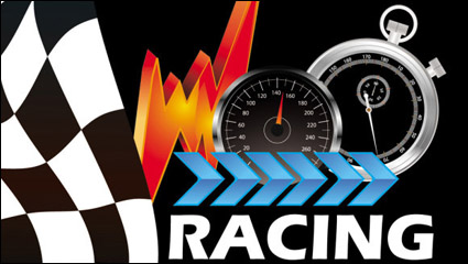 Racing motif de fond le thme 05 - vecteur