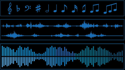 Matriau de la bande audio 01 - vecteur