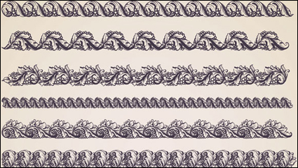 Europenne superbe restaurant de menus -3 modle vectoriel matriels