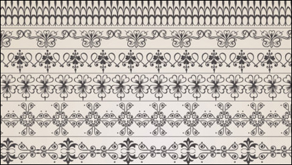 Motif de dentelle de style europen 01 - Vector