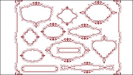 Motif de dentelle de style europen 05 - matriel vecteur