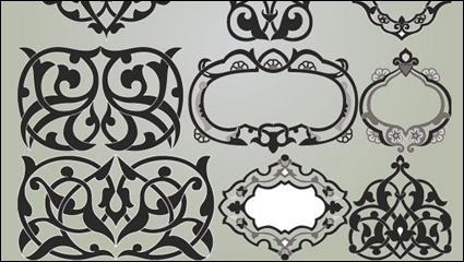 Coin dlicat motif 02 - matriel vecteur