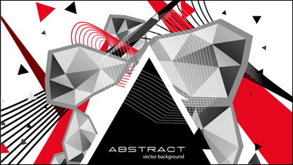 Motifs de lignes joliment colores 03 - vecteur