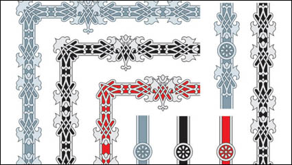 Exquisite dentelle 01 - vecteur matriel