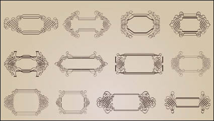 Exquisite motif dcoratif 03 - vecteur