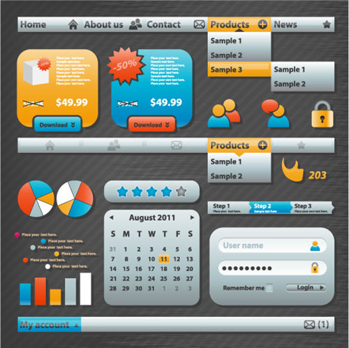 Élments pratiques Web Design 04 - matriel vecteur