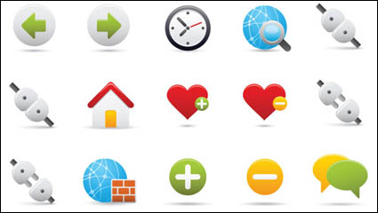 Exquisite cartoon icon 02 - vecteur