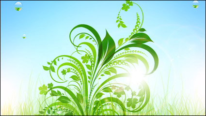 Herbe verte modle 01 - vecteur