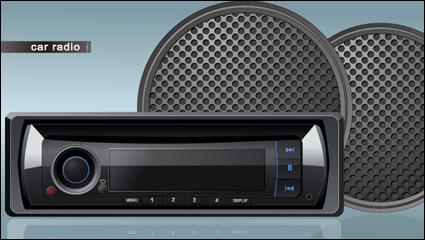 Vecteur Autoradio - 3