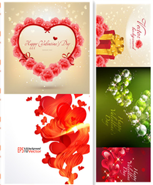 Belle Valentine Day matriel Vector