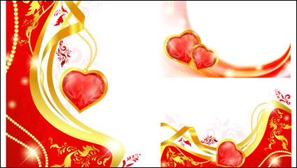 En forme de coeur vecteur Pendentif
