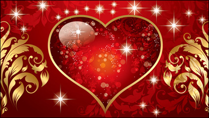 Saint-Valentin matriels superbe vecteur de tendance