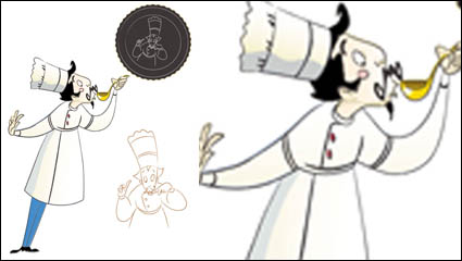 Personnages de dessins anims Chef 07 - matriel vecteur