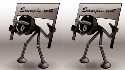 Plug Cartoon 05 - matriel vecteur