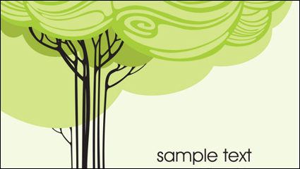 Cartoon arbre en ligne d