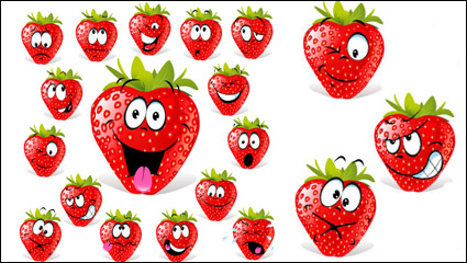 Expression du fruit de bande dessine 03 - vecteur