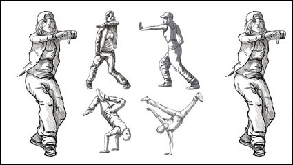 Matriel vecteur danse des chiffres
