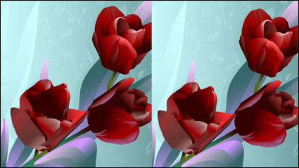 Vecteur Rose 01 - Vector