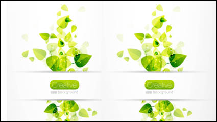 Printemps des feuilles vert 04 - matriel vecteur