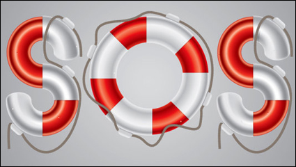 Roue de secours icône 02 - vecteur