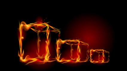 Effet de flamme 01 - matriel vecteur